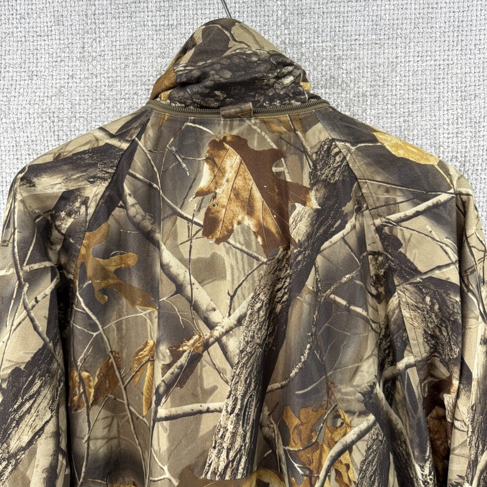 Vintage Remington Realtree Hardwoods Hunting Camo Zip Jacket Mens M 50 in Chest - Picture 7 of 16
